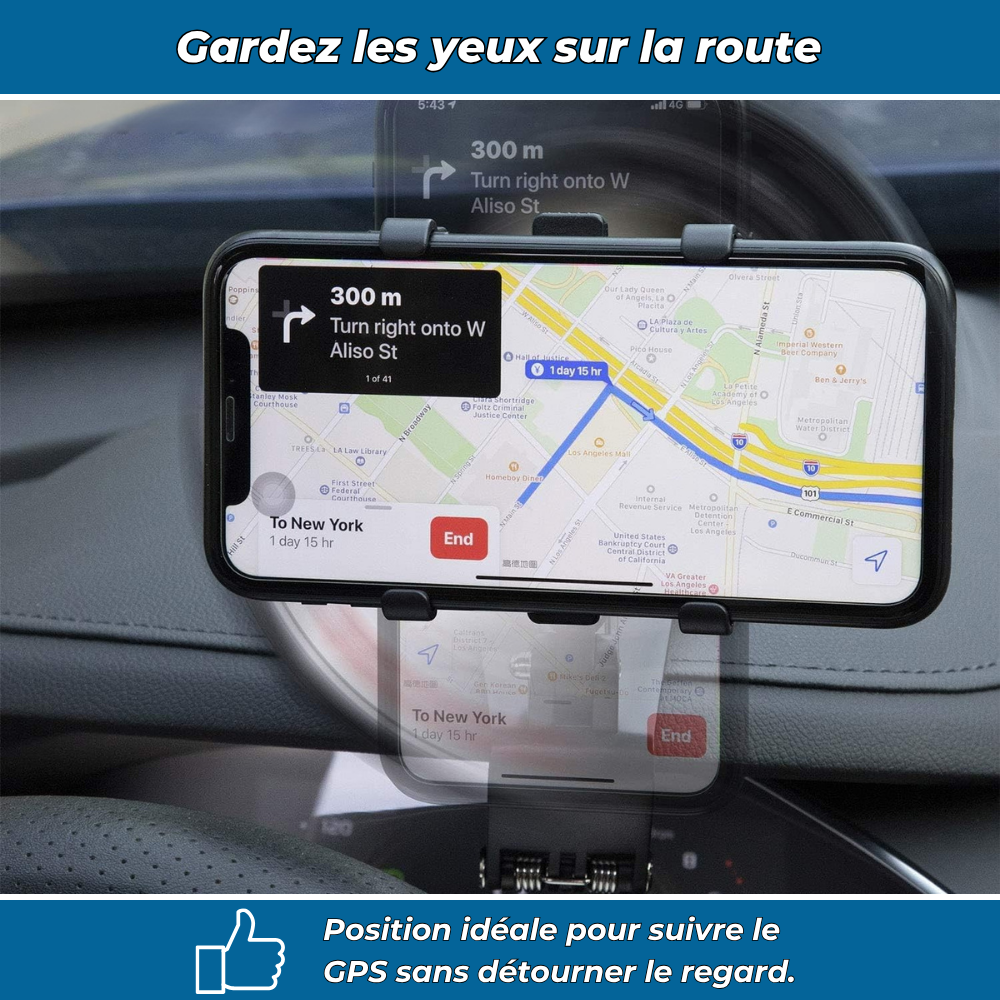 AutoClip – Support de téléphone pour tableau de bord