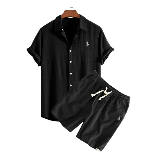 RL™ ENSEMBLE CHEMISE ET SHORT EN LIN
