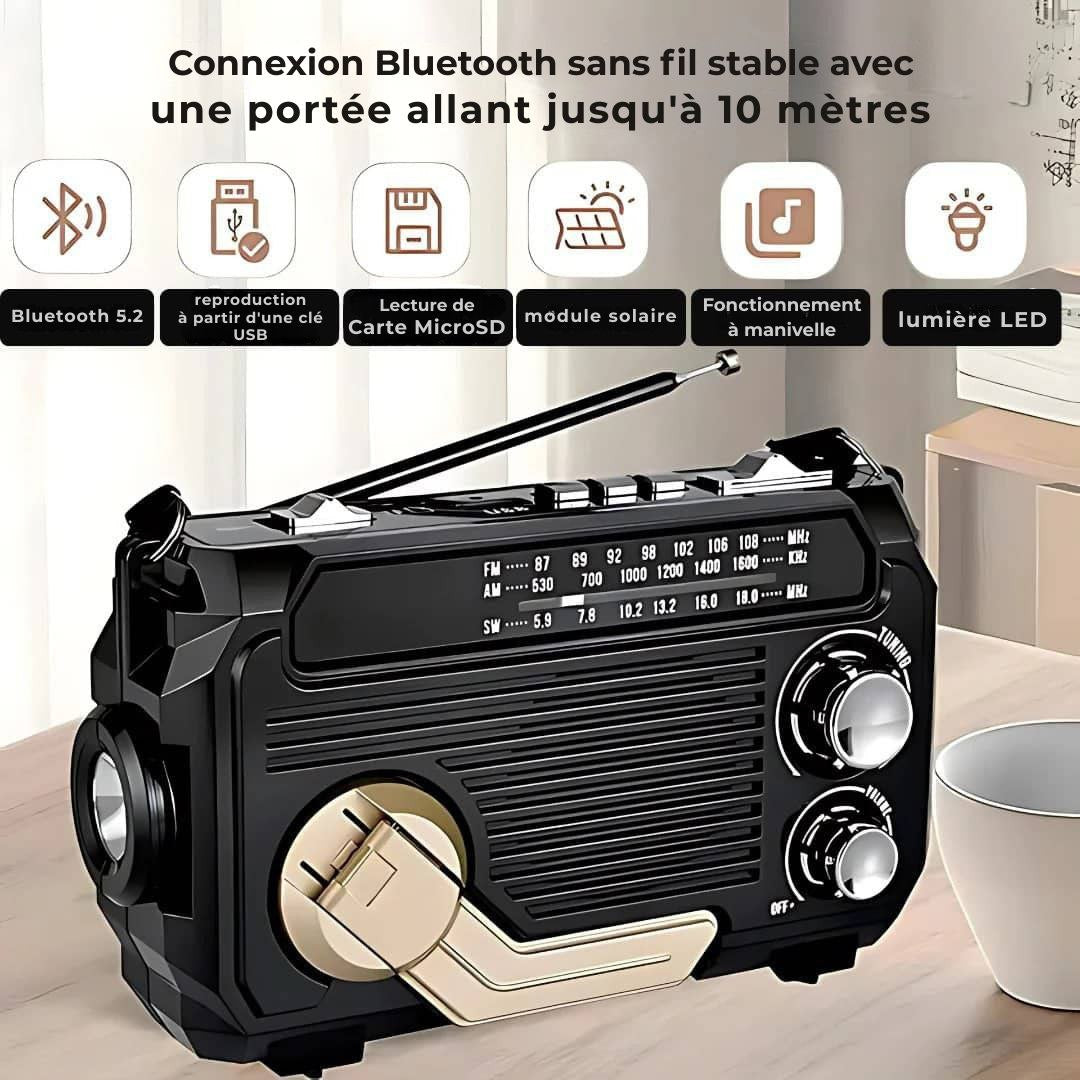 SafeWave | Radio d'urgence avec powerbank