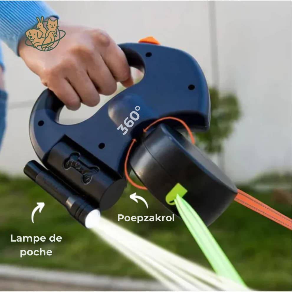 DuoLeash™ – Laisse pour chien 2 en 1 avec lumière