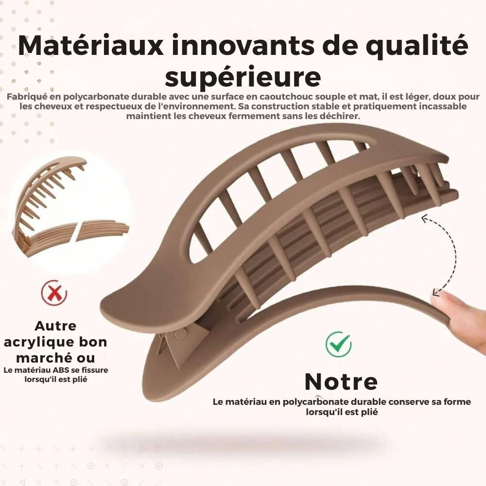 Clipia - Attachez vos cheveux. Finis les désagréments.