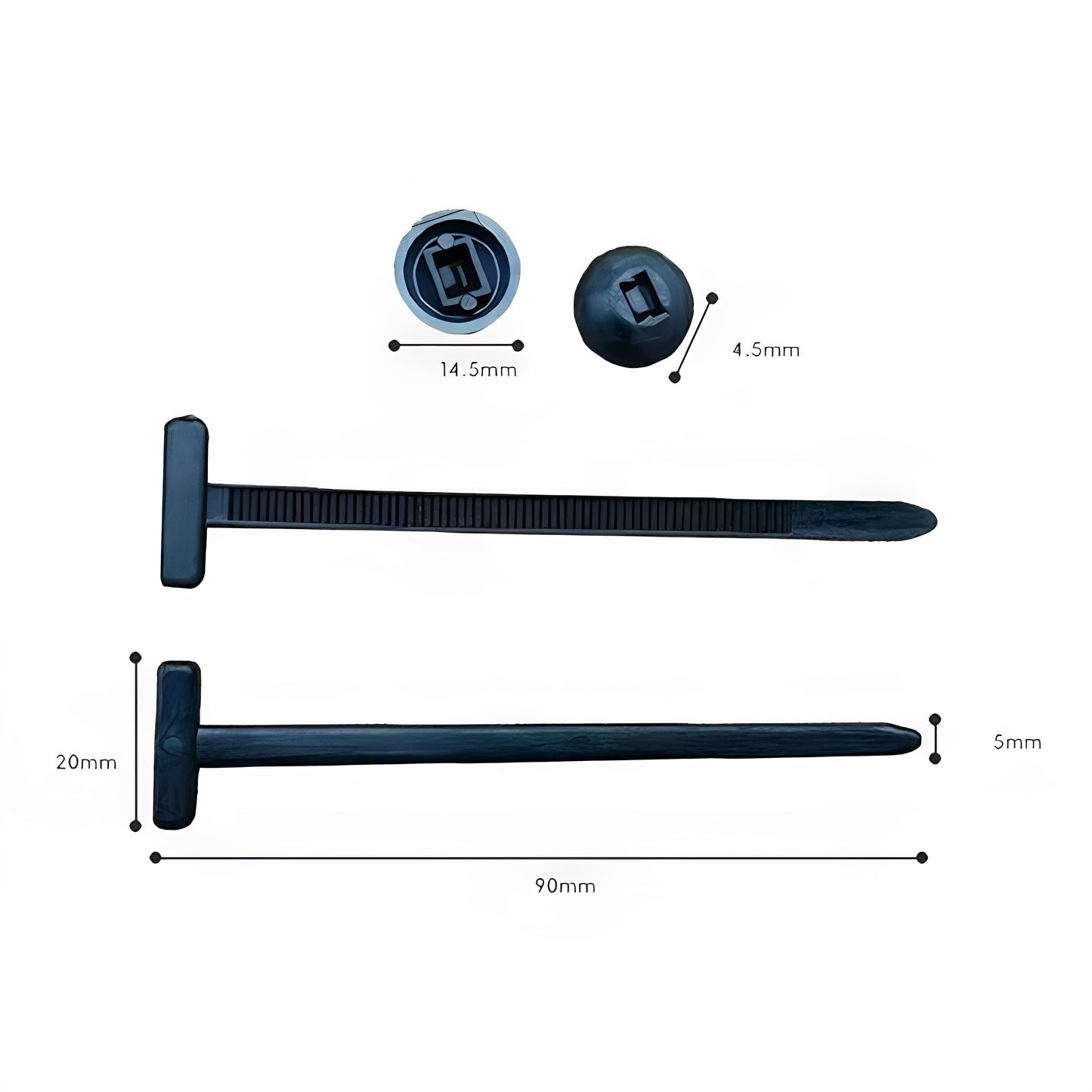 Boucles de Cravate Câble Nylon - Fixation Universelle
