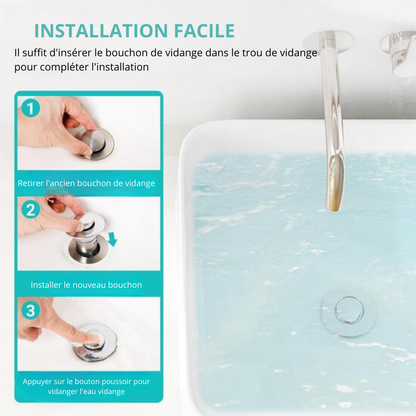 Bouchon Universel de Vidange avec Filtre Intégré