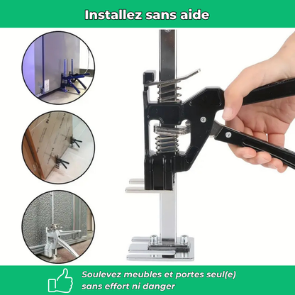 Cric manuel multifonction pour pose et levage facile