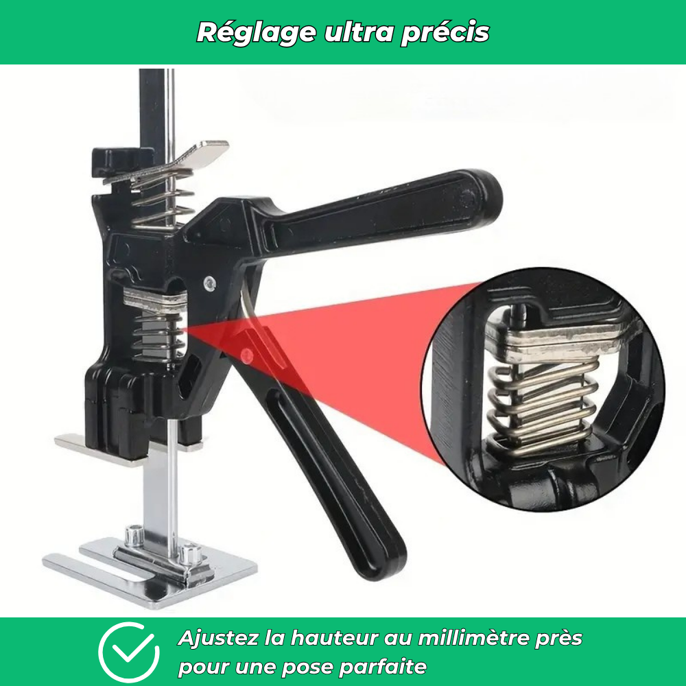 Cric manuel multifonction pour pose et levage facile