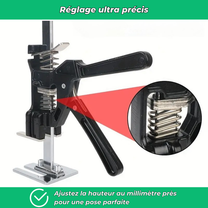 Cric manuel multifonction pour pose et levage facile