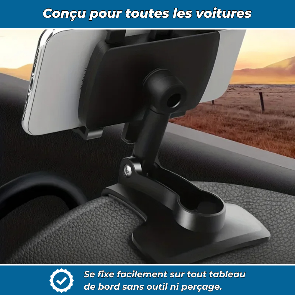 AutoClip – Support de téléphone pour tableau de bord