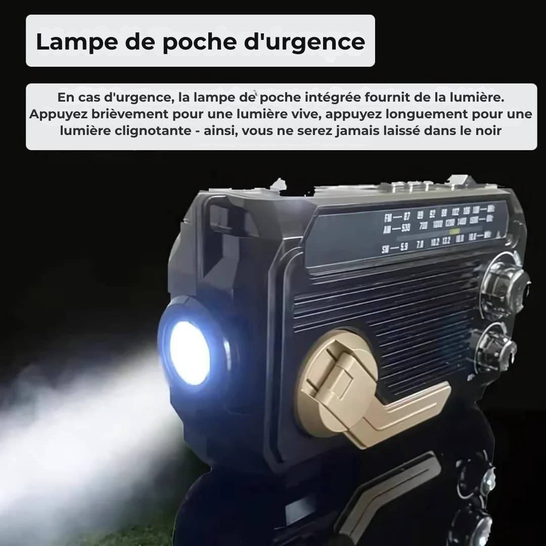 SafeWave | Radio d'urgence avec powerbank