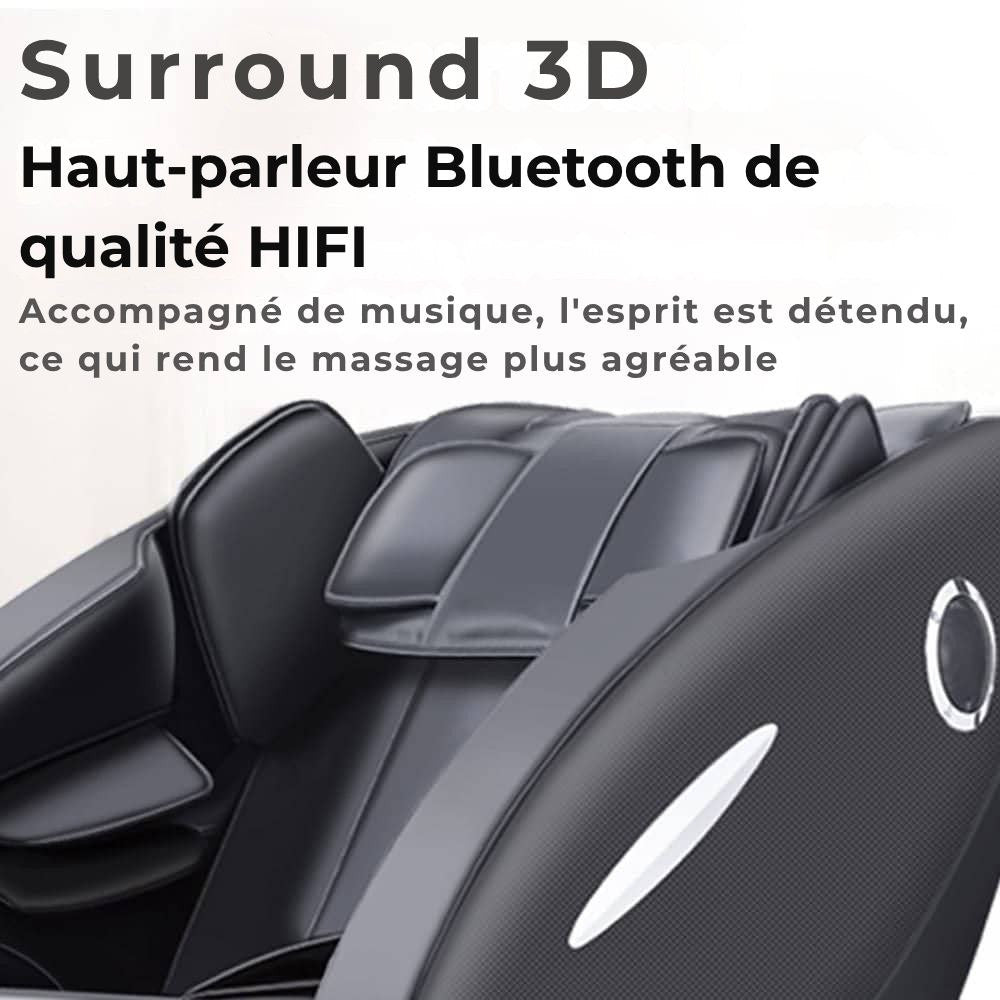 Fauteuil de massage A5 - Thermothérapie, commande IA, Zero Gravity et écran tactil