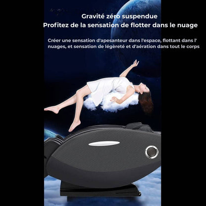 Fauteuil de massage A5 - Thermothérapie, commande IA, Zero Gravity et écran tactil
