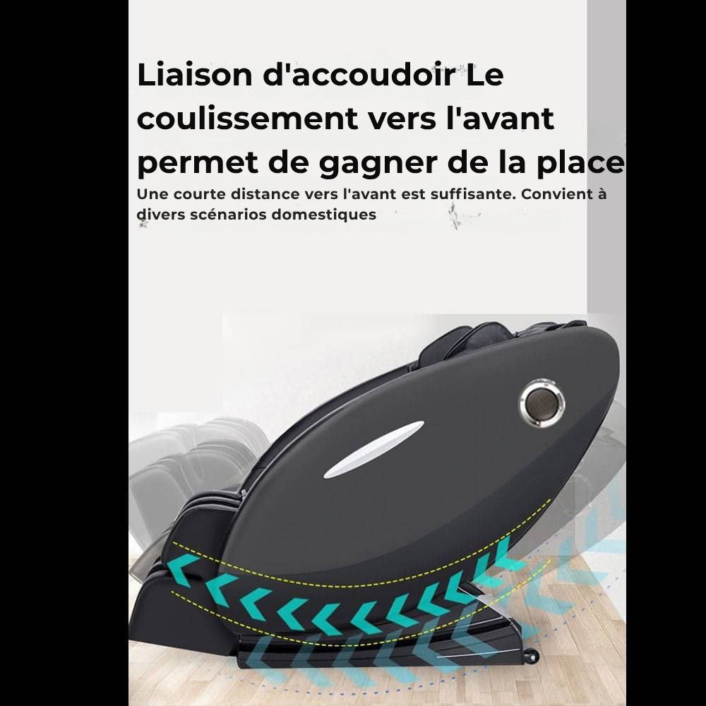 Fauteuil de massage A5 - Thermothérapie, commande IA, Zero Gravity et écran tactil