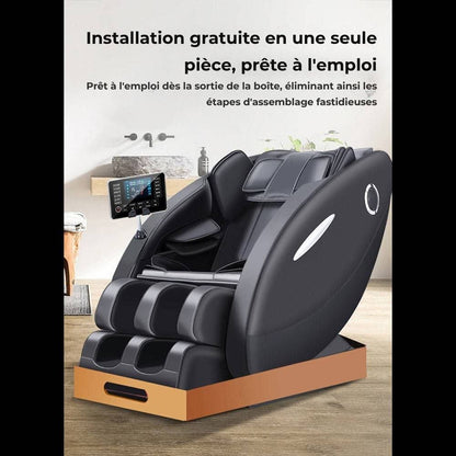 Fauteuil de massage A5 - Thermothérapie, commande IA, Zero Gravity et écran tactil