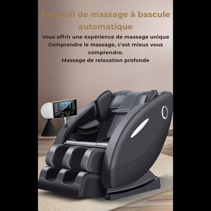 Fauteuil de massage A5 - Thermothérapie, commande IA, Zero Gravity et écran tactil