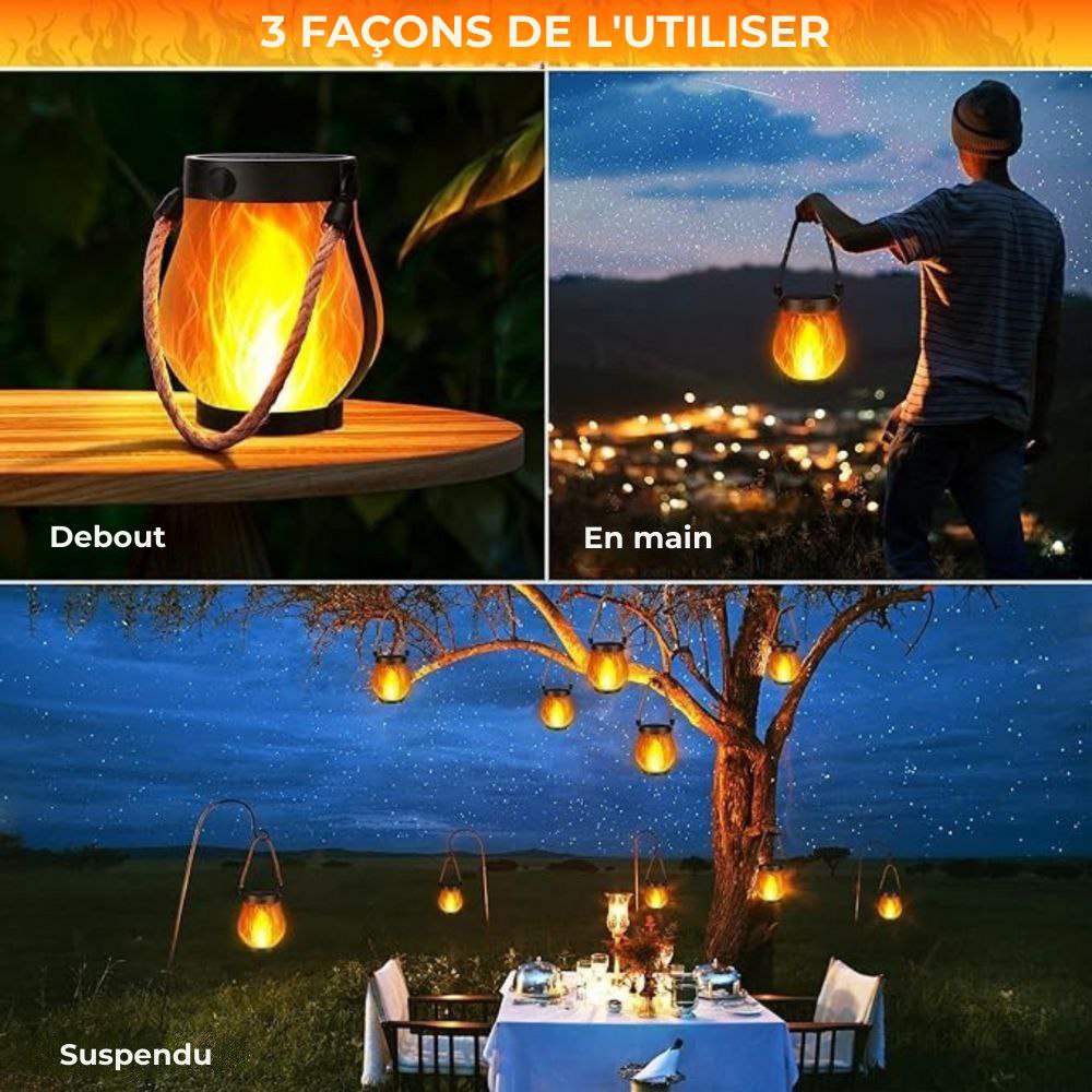 DancingFlame™ – Lanterne avec effet flamme réaliste