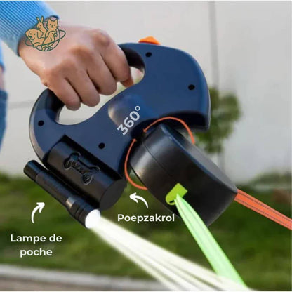 DuoLeash™ – Laisse pour chien 2 en 1 avec lumière