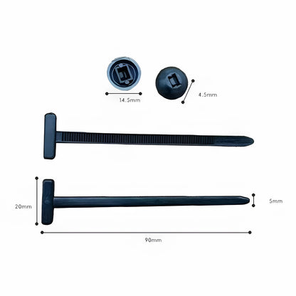 Boucles de Cravate Câble Nylon - Fixation Universelle
