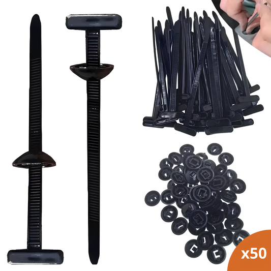Boucles de Cravate Câble Nylon - Fixation Universelle